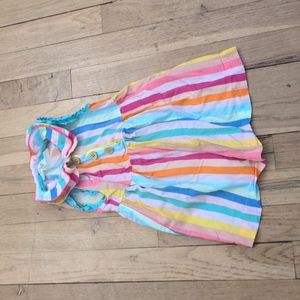 Matilda Jane sleeveless ruffle pastel dress 2T
